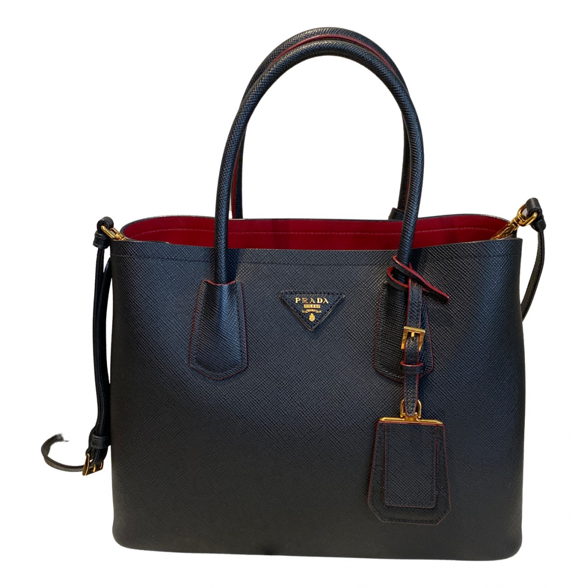 BORSA PRADA DOUBLE Medium Bag in Pelle Leather Saffiano Bi Color NUOVA NEW  EUR 1.490,00 - PicClick IT