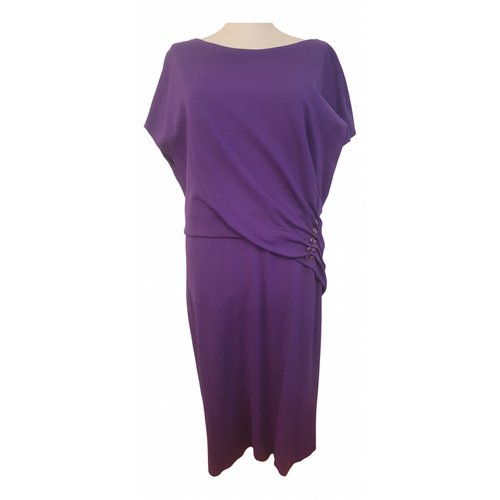 Pre-owned Escada Mid-length Dress In Purple