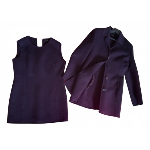 Pre-owned Maska Wool Suit Jacket In Purple