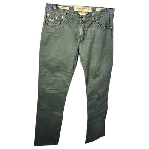 Pre-owned Jacob Cohen Trousers In Green