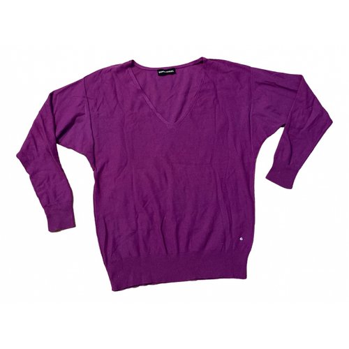 Pre-owned Sonia Rykiel Linen Knitwear In Purple