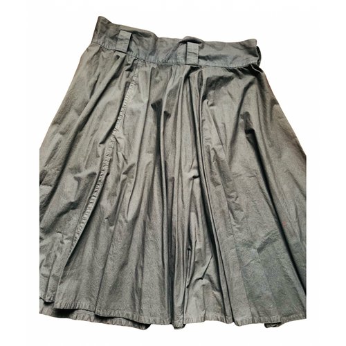 Pre-owned Y's Maxi Skirt In Khaki