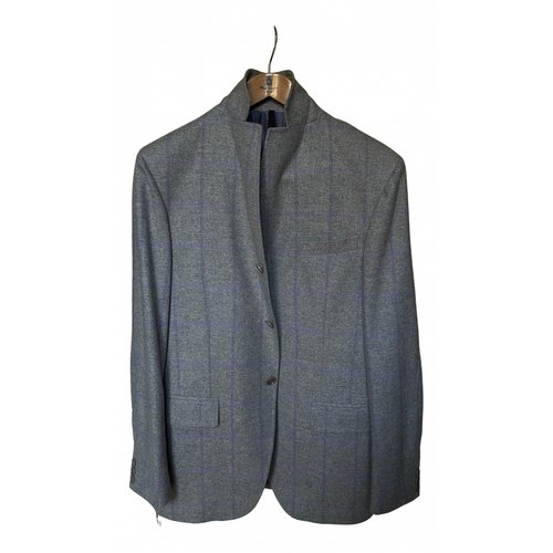 Pre-owned Lebole Wool Vest In Grey