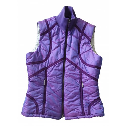 Pre-owned Versace Short Vest In Purple