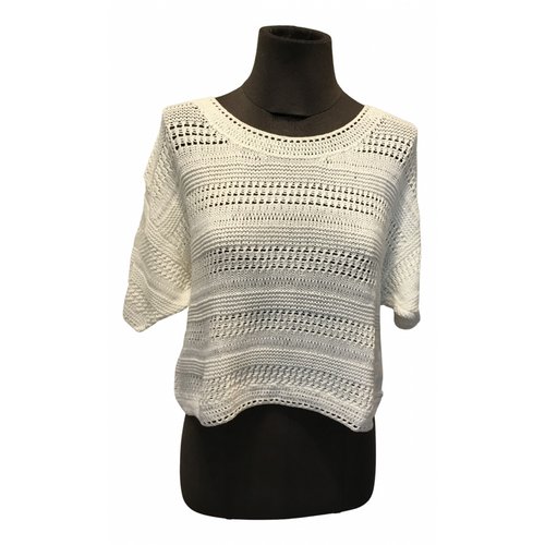 Pre-owned Comptoir Des Cotonniers Jumper In White