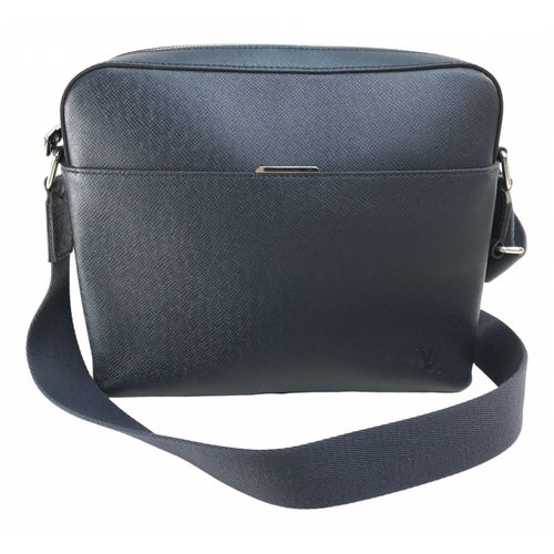 Pre-owned Louis Vuitton Leather Bag In Navy