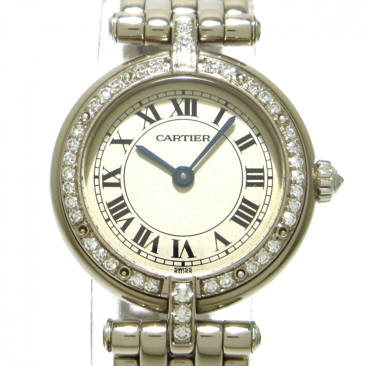 Pre-owned Cartier Panthã¨re Vendã´me White Gold Watch In Silver | ModeSens