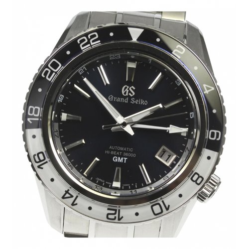 Pre-owned Grand Seiko Watch In Navy