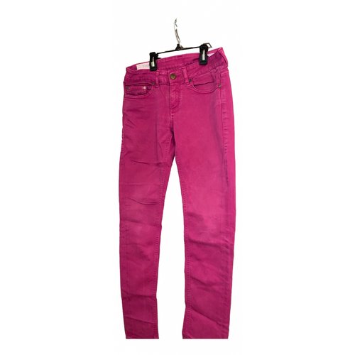 Pre-owned Dondup Slim Jeans In Pink