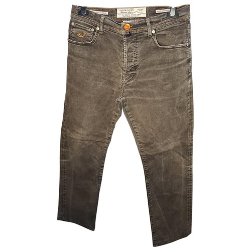 Pre-owned Jacob Cohen Jeans In Brown
