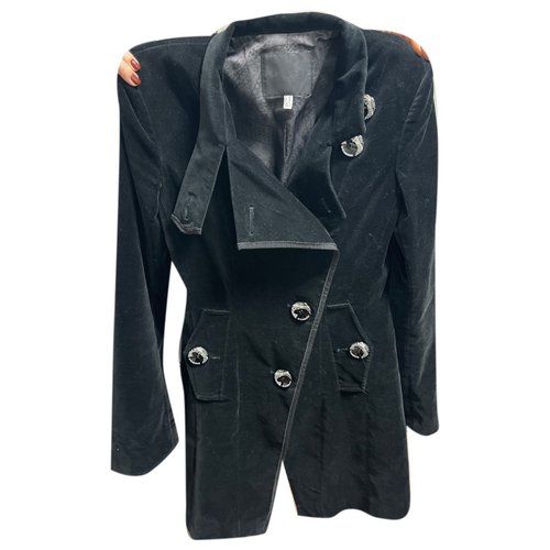 Pre-owned John Richmond Velvet Jacket In Black