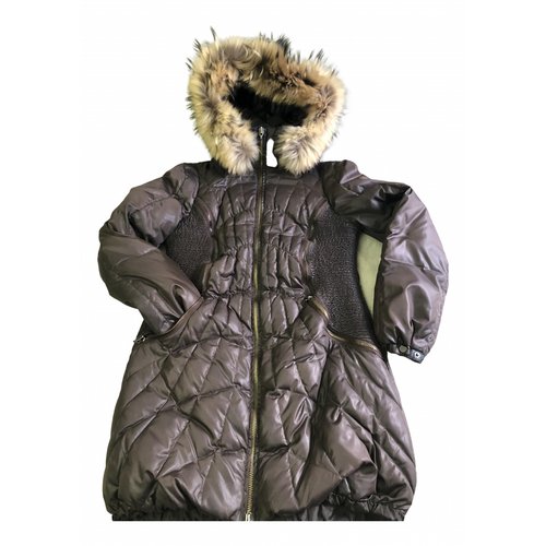 Pre-owned Rizal Puffer In Brown