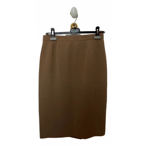 Pre-owned Weill Mid-length Skirt In Beige