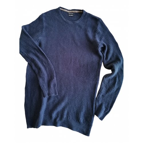 Pre-owned Massimo Dutti Knitwear & Sweatshirt In Navy