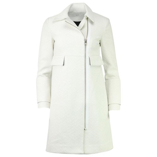 Pre-owned A.l.c Wool Coat In White