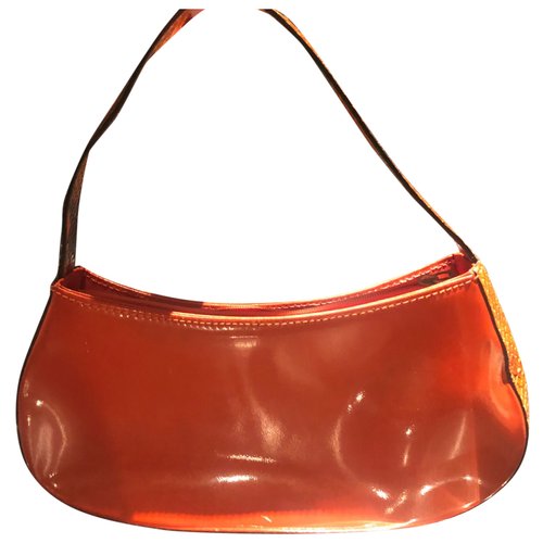 Pre-owned Etro Leather Handbag In Orange