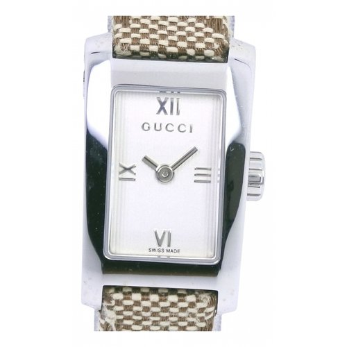 Pre-owned Gucci Watch In White