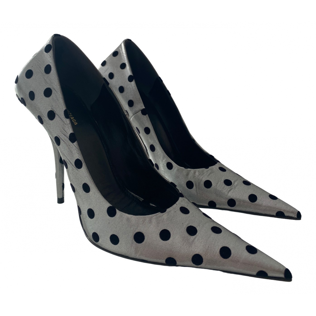 Balenciaga Knife Heels White