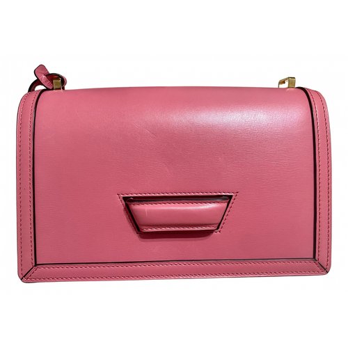 Pre-owned Loewe Barcelona Leather Crossbody Bag In Pink