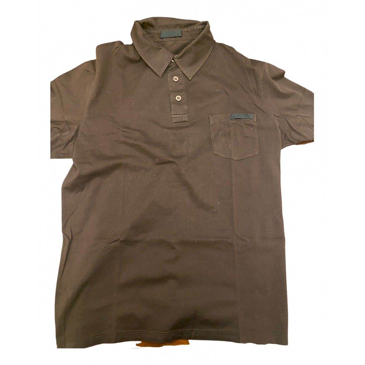 Pre-owned Prada Polo Shirt In Brown 