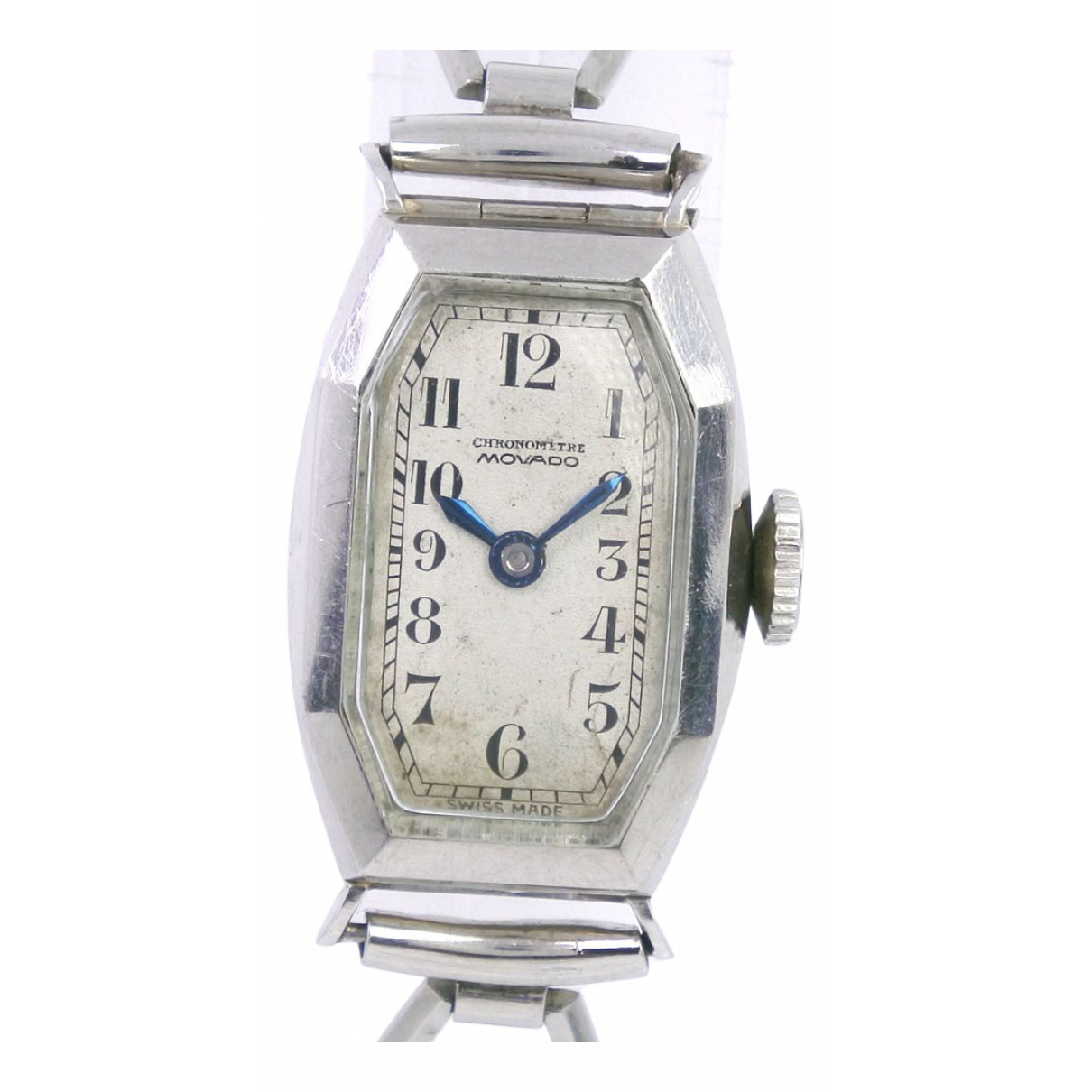 Pre-owned Movado Platinum Watch In 