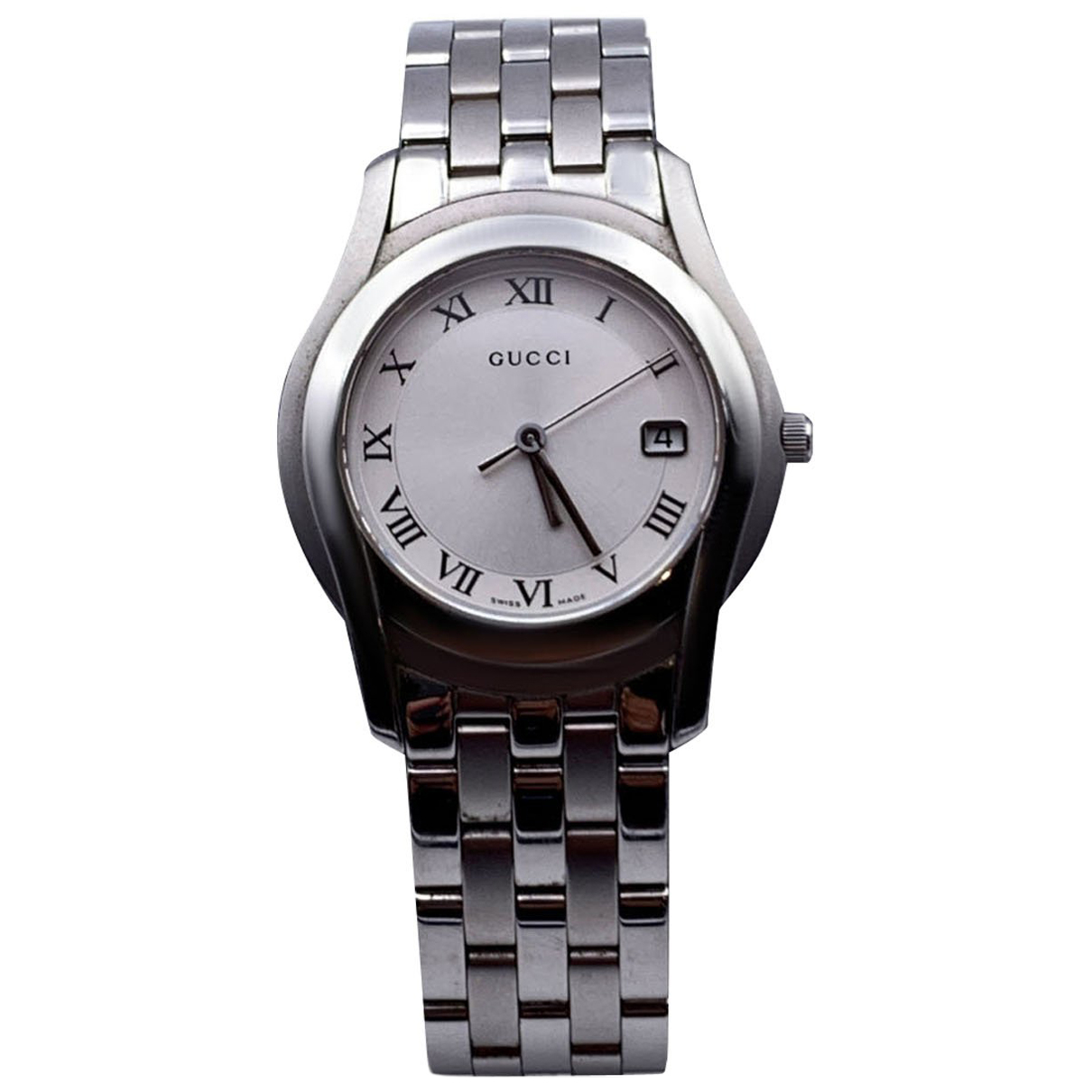 Pre-owned Gucci Watch In Silver | ModeSens