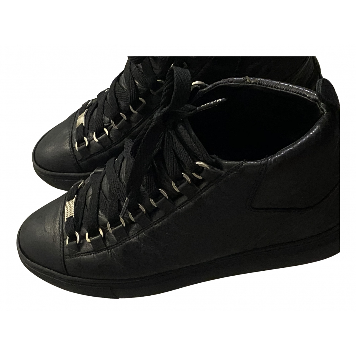 Pre-owned Balenciaga Arena Leather High 