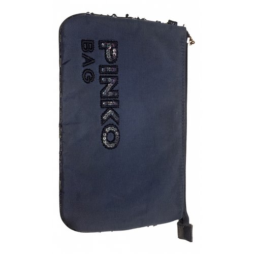 Pre-owned Pinko Clutch Bag In Blue