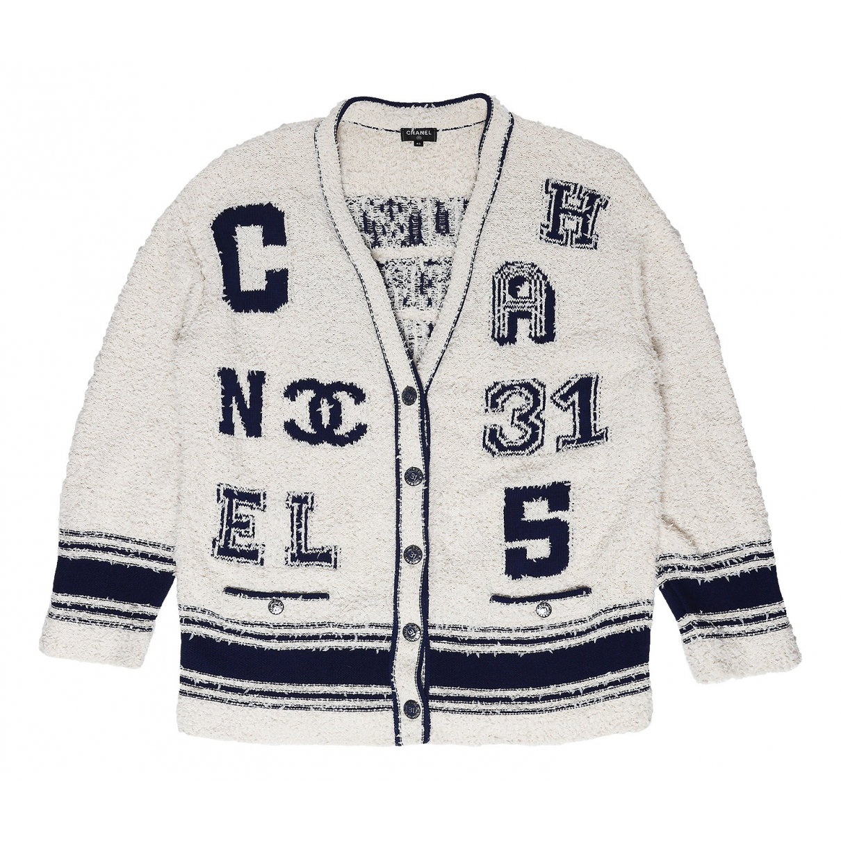 chanel wool cardigan