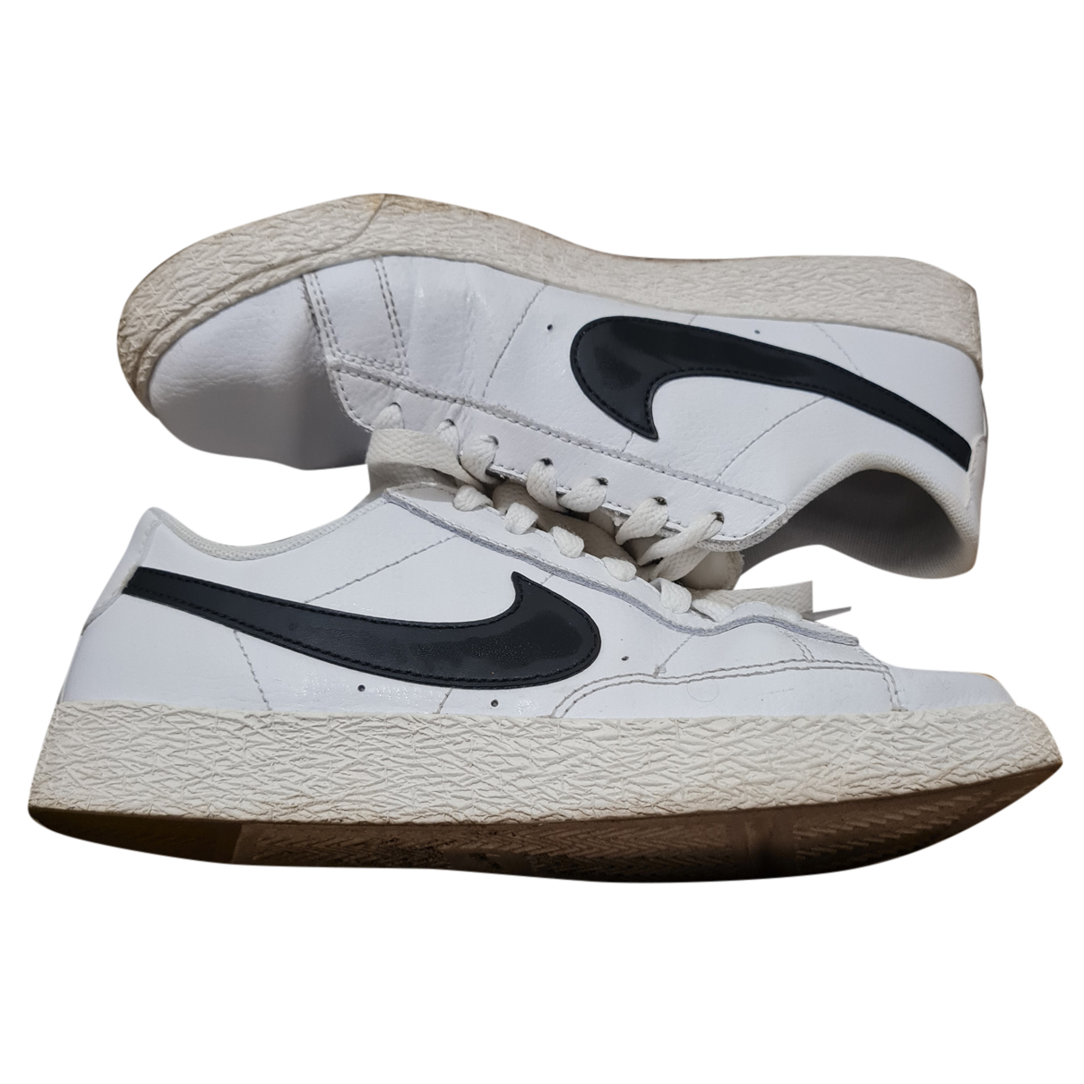 nike non leather trainers