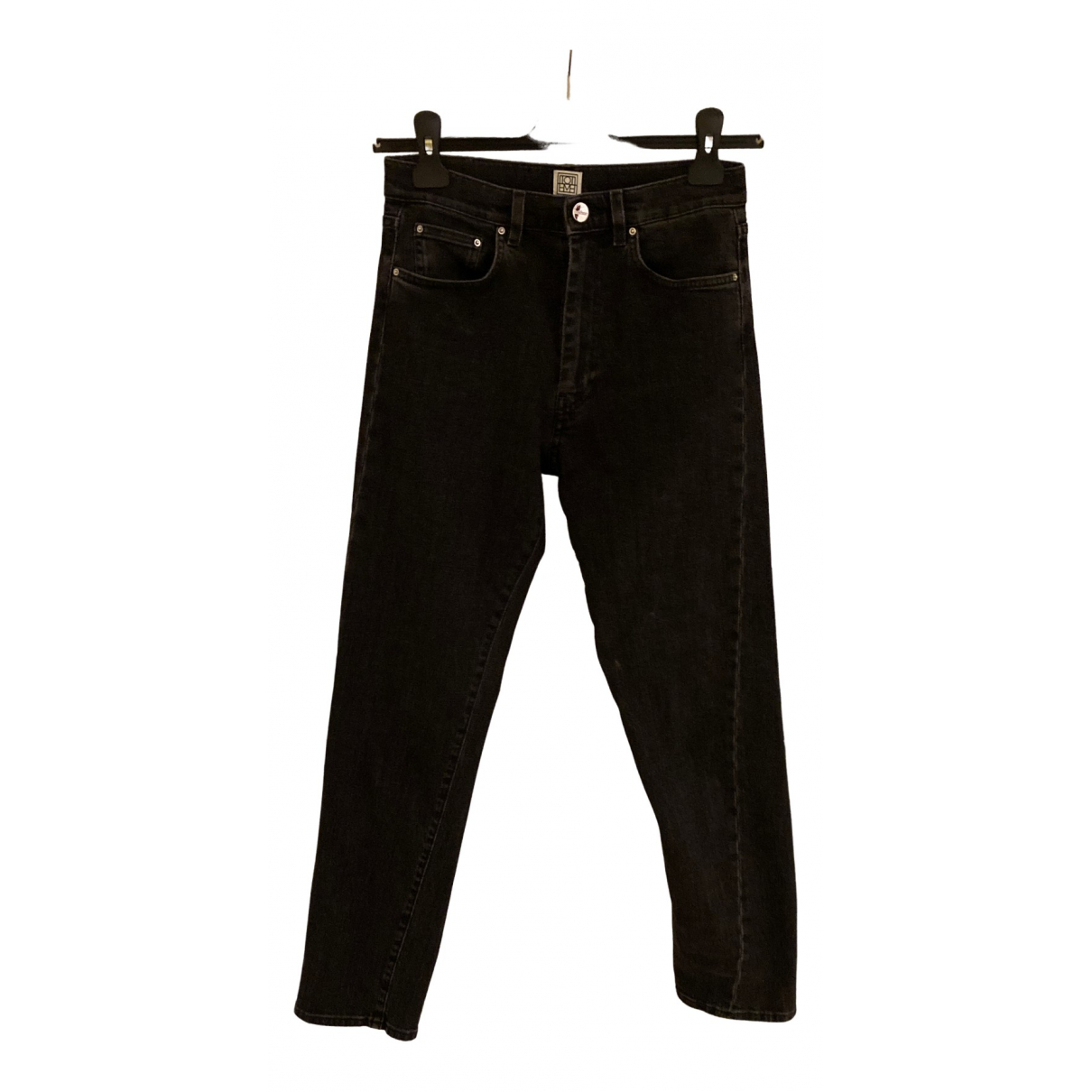 Pre-owned Totãªme Straight Pants In Black | ModeSens