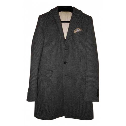 Pre-owned Liujo Wool Coat In Anthracite