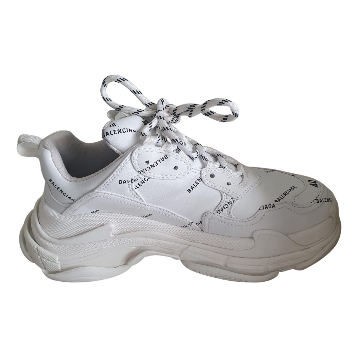 Vestiaire Collective for Balenciaga Triple S leather trainers | AccuWeather  Shop