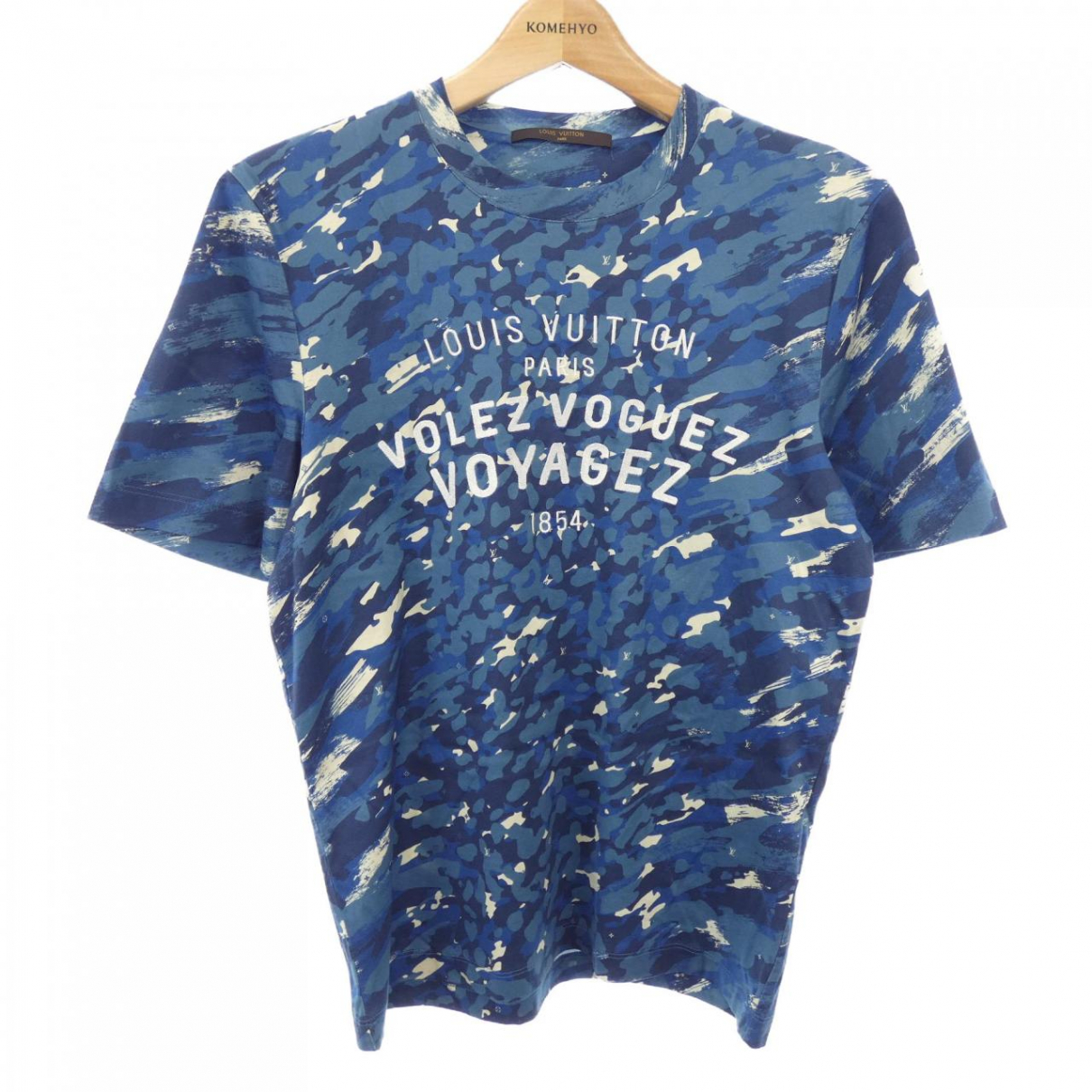 Pre-owned Louis Vuitton T-shirt In Blue 