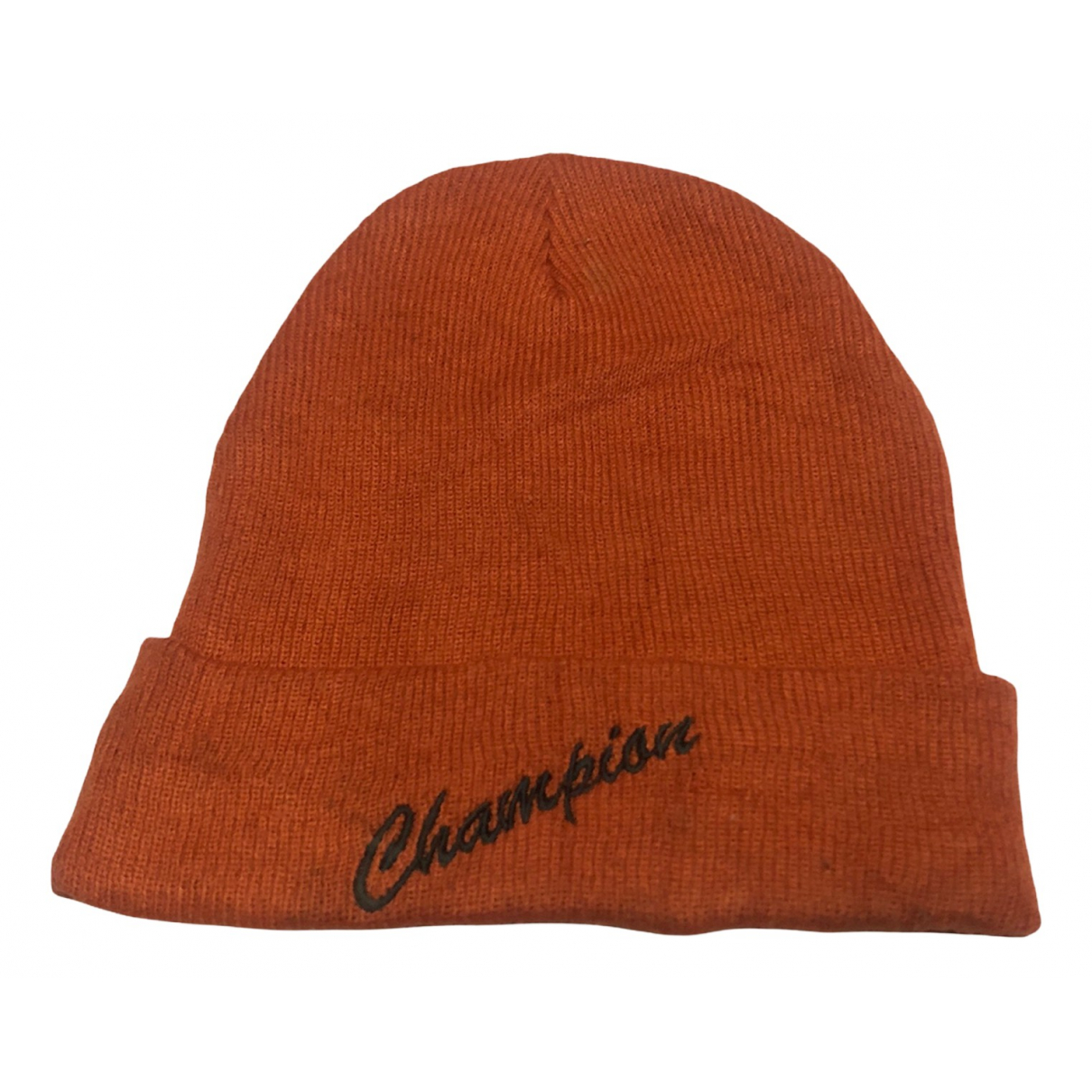 Pre-owned Champion Beanie In Orange 