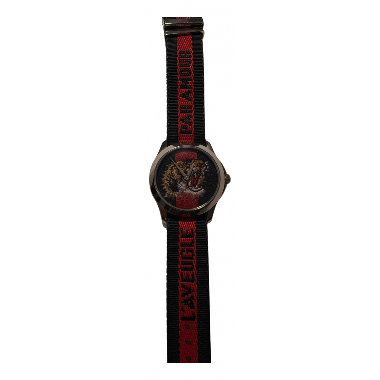 Pre-owned Gucci Le Marchã© Des Merveilles Watch In Black | ModeSens