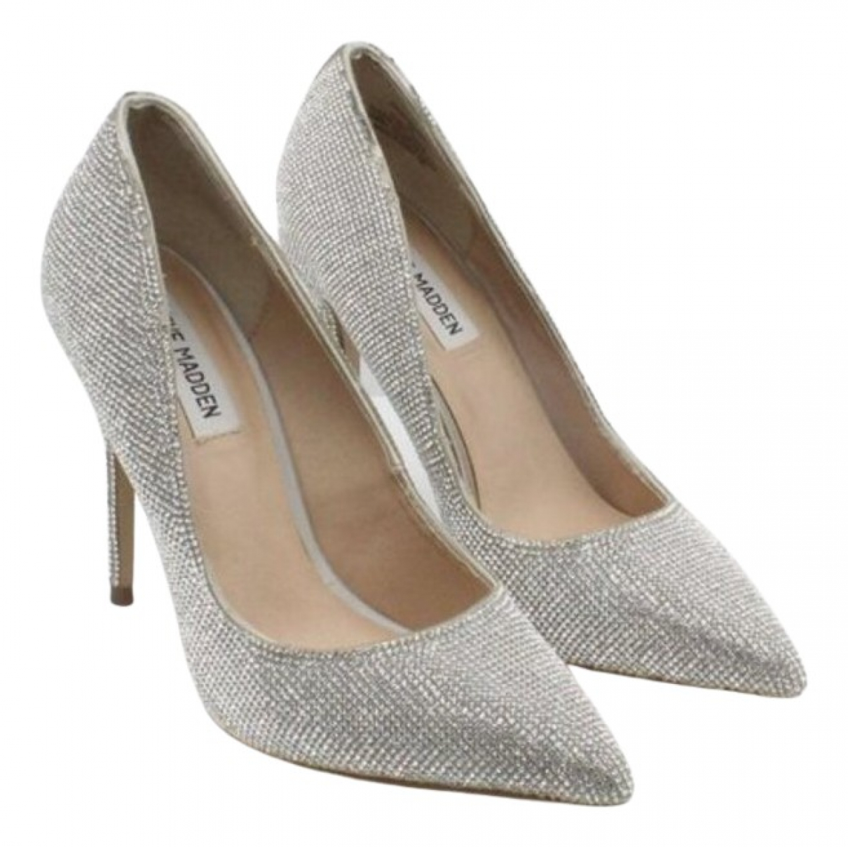 Pre-owned Steve Madden Glitter Heels In 
