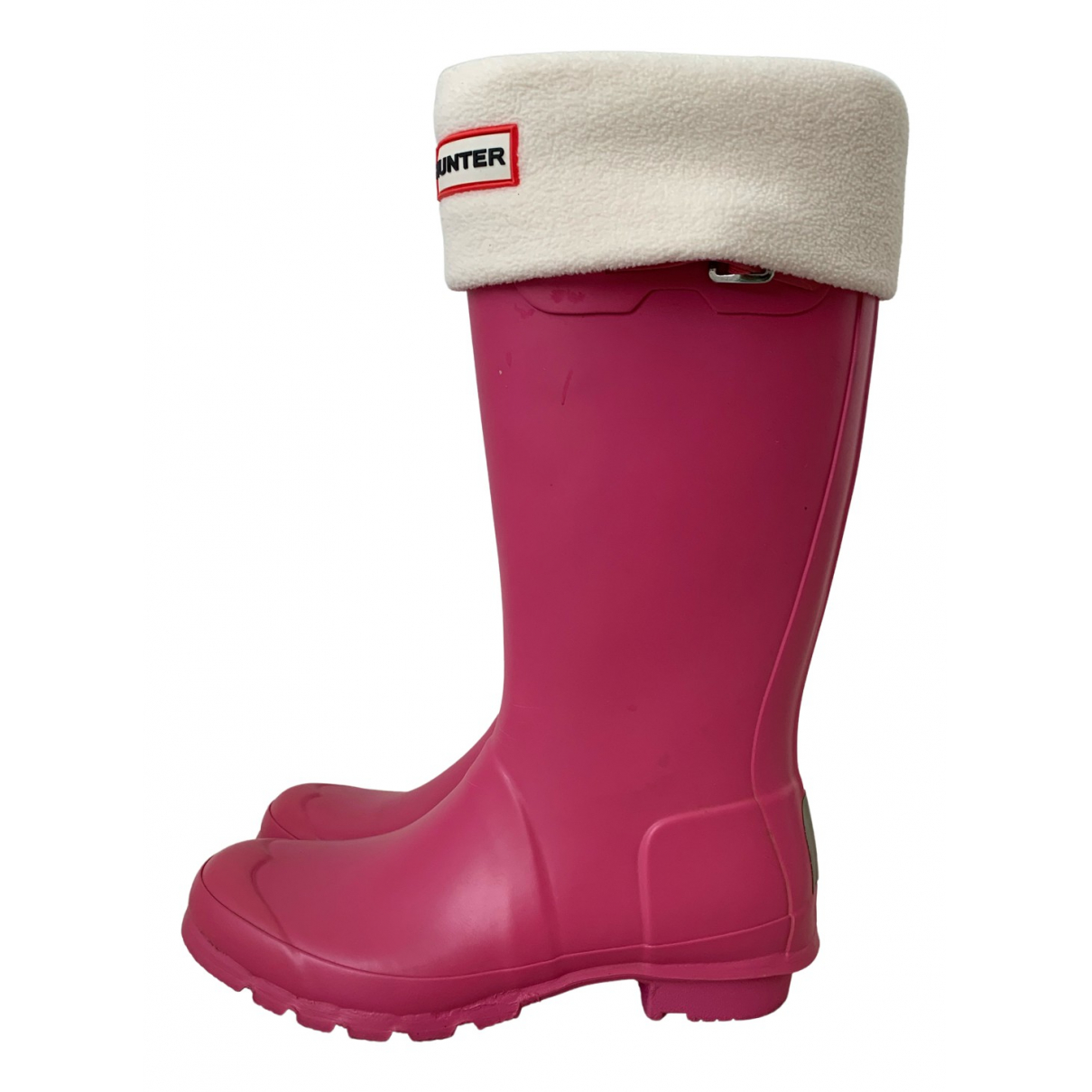 hunter wellington boots pink