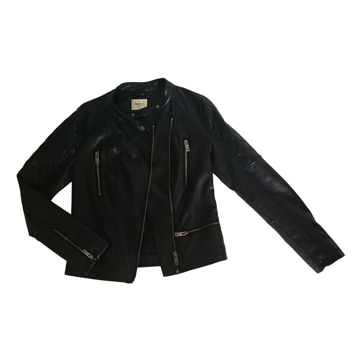 Pepe Jeans Leather biker jacket from 