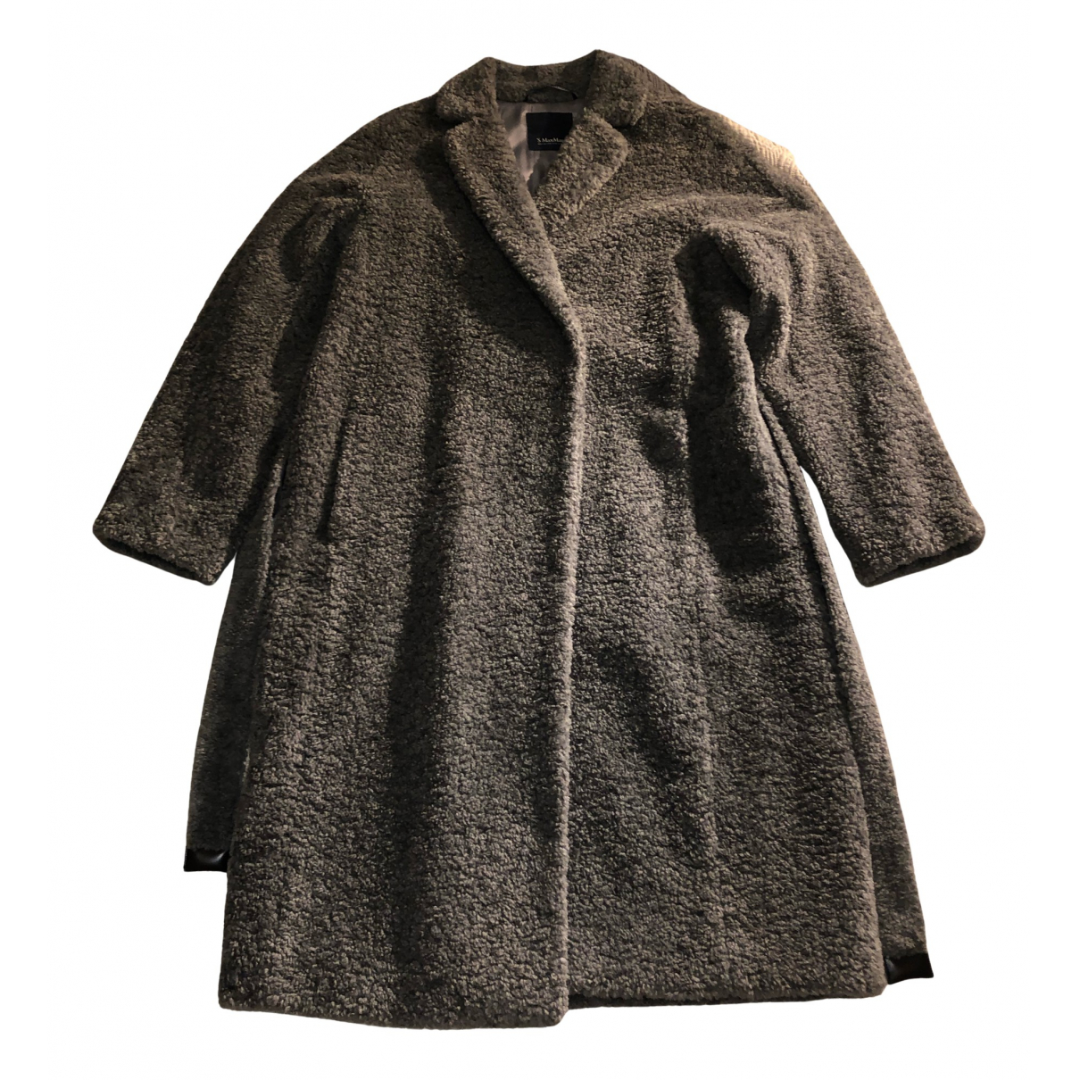 Max Mara Faux Fur Coat In Grey | ModeSens