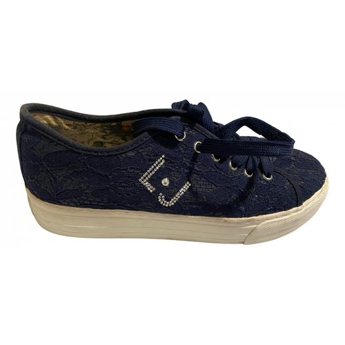 Pre-owned Liujo Cloth Trainers In Blue