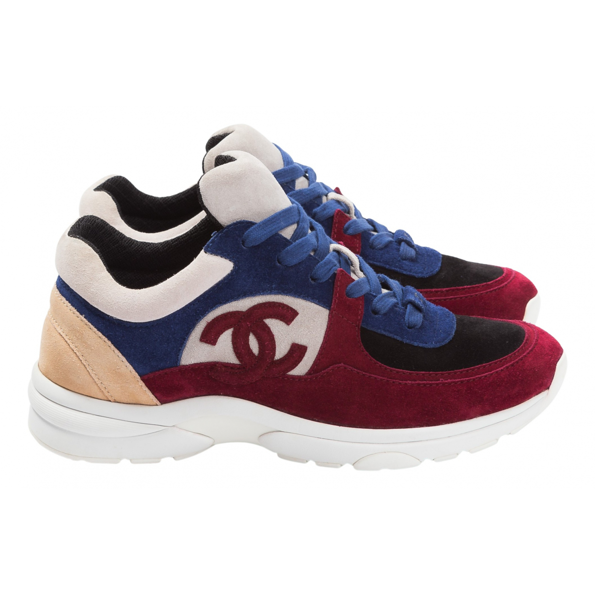 Pre-owned Chanel White Leather Trainers | ModeSens
