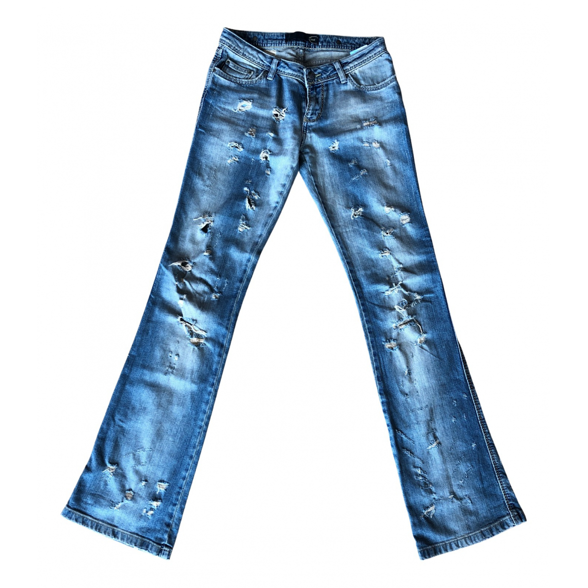 Pre-owned Roberto Cavalli Jeans In Blue 