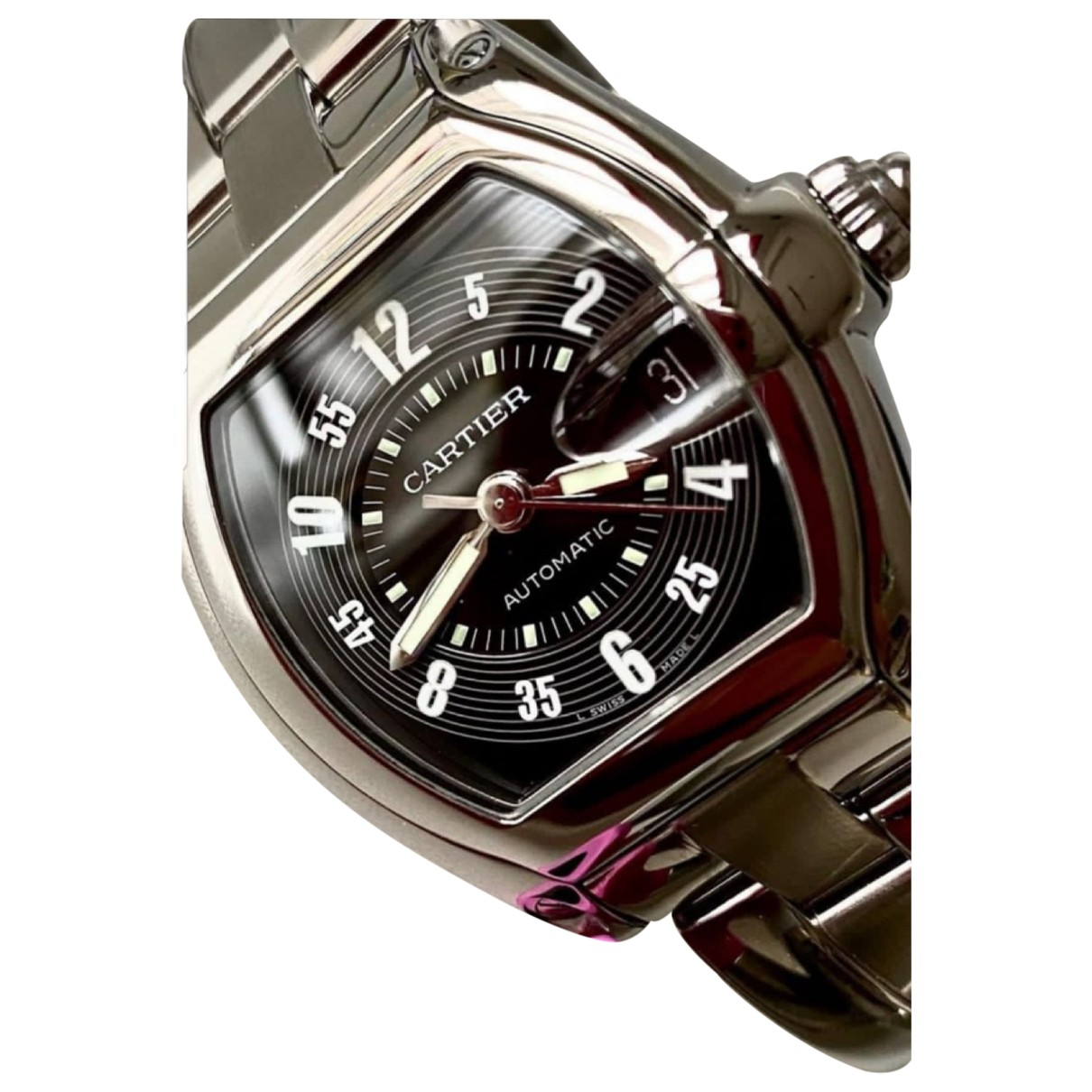 Pre-owned Cartier Roadster Watch In 