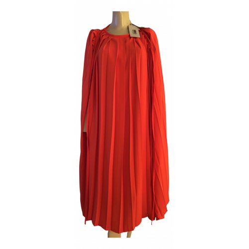 Pre-owned Mm6 Maison Margiela Mid-length Dress In Orange