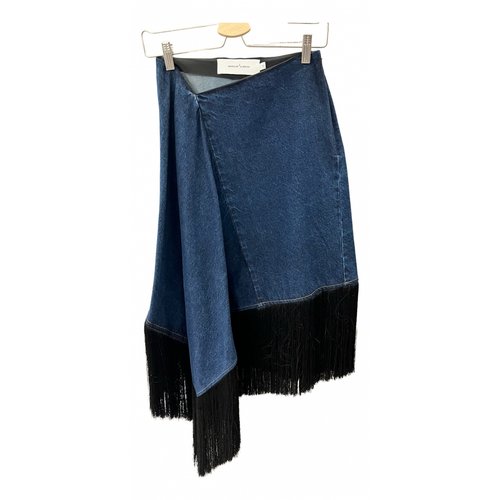 Pre-owned Marques' Almeida Mid-length Skirt In Blue