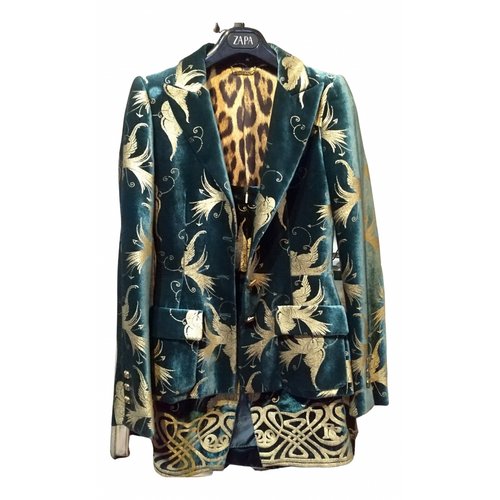 Pre-owned Roberto Cavalli Suit Jacket In Multicolour