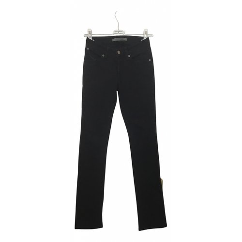 Pre-owned Superfine Slim Jeans In Black