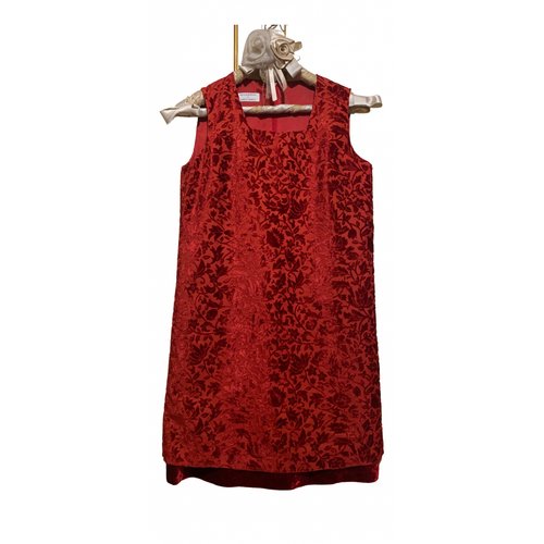Pre-owned Philosophy Di Alberta Ferretti Mini Dress In Red