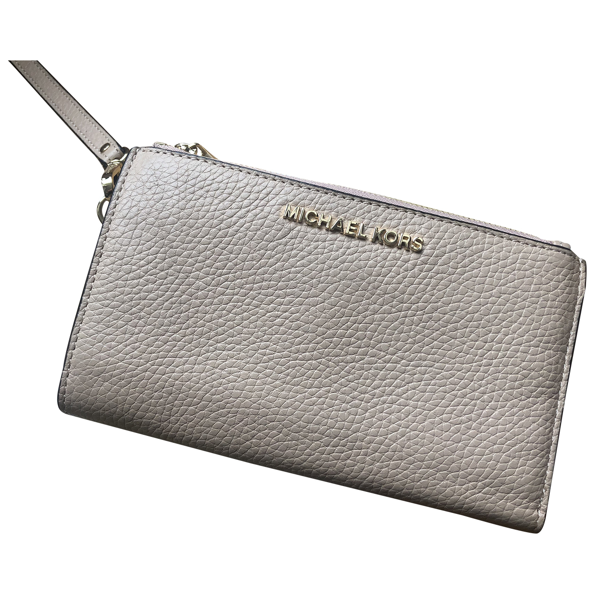michael kors clutch beige